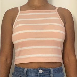 Striped Crop Cami